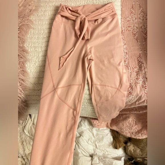 free people movement - small pink leggings with tie-waist - Picture 1 of 3
